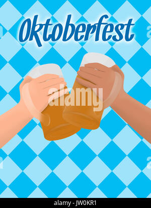 Oktoberfest Banner Stockfoto