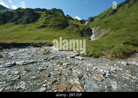 Österreichische Alpen Weitental Kaskade Stockfoto