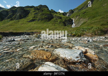 Österreichische Alpen Weitental Kaskade Stockfoto