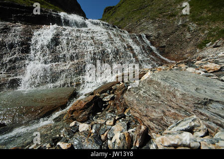 Österreichische Alpen Weitental Kaskade Stockfoto