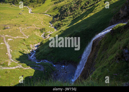 Schleierfall Cascade in Tux, Tirol Stockfoto