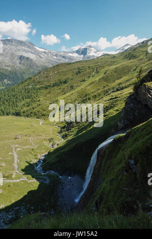 Schleierfall Cascade in Tux, Tirol Stockfoto