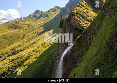 Schleierfall Cascade in Tux, Tirol Stockfoto