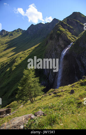 Schleierfall Cascade in Tux, Tirol Stockfoto