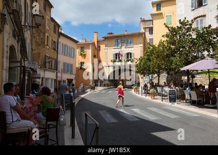 Fayence im Département Var in der Region Provence-Alpes-Côte d'Azur, Südfrankreich, Frankreich, Europa Stockfoto