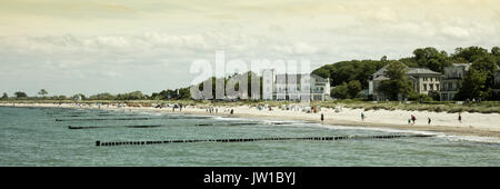 Batic Küste von Heiligendamm, Bad Doberan, Mecklenburg-Vorpommern, Deutschland, Europa Stockfoto