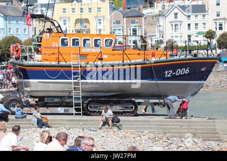 Air Sea Rescue in Llandudno an der Promenade Stockfoto
