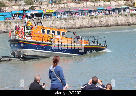 Air Sea Rescue in Llandudno an der Promenade Stockfoto