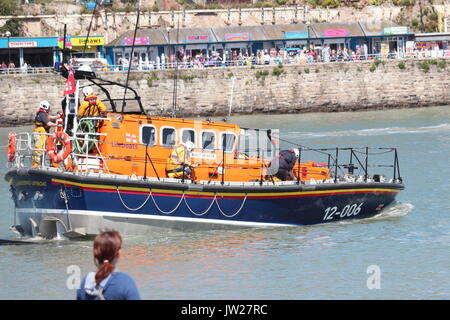 Air Sea Rescue in Llandudno an der Promenade Stockfoto