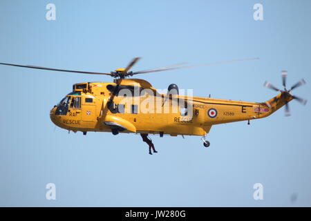 Air Sea Rescue in Llandudno an der Promenade Stockfoto