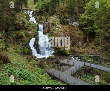 Triberger Wasserfälle, Triberg, Schwarzwald, Baden-Württemberg, Deutschland Stockfoto