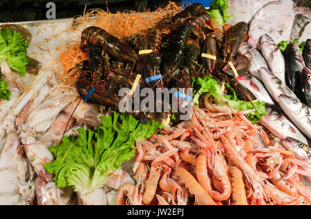 Venezianische Fischmarkt Stockfoto