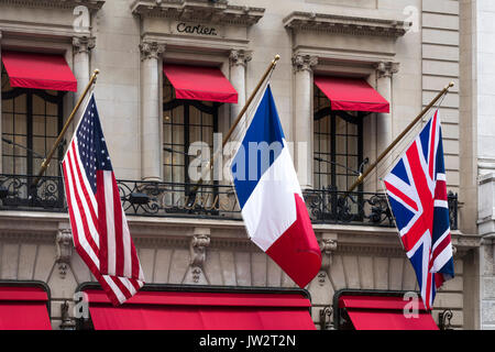 Cartier Fifth Avenue Store auf der Fifth Avenue in Midtown Manhattan Stockfoto