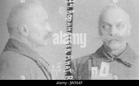 Anatoly Afanasiev Polizeifoto Stockfoto