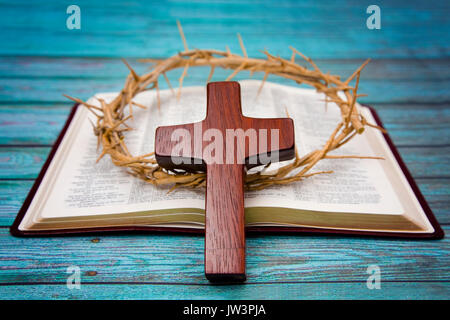 Symbole des Christentums Stockfoto