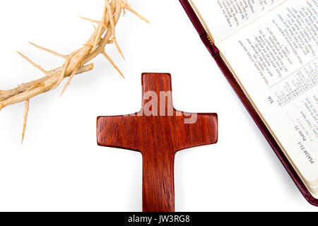 Symbole des Christentums Stockfoto