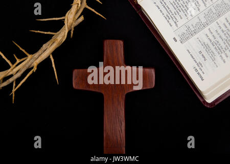 Symbole des Christentums Stockfoto