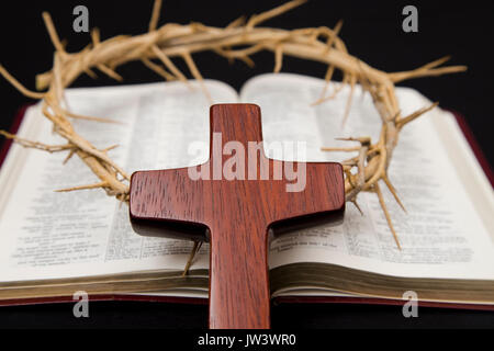 Symbole des Christentums Stockfoto