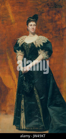 Frau William Astor (Caroline Webster Schermerhorn), von Carolus Duran Stockfoto