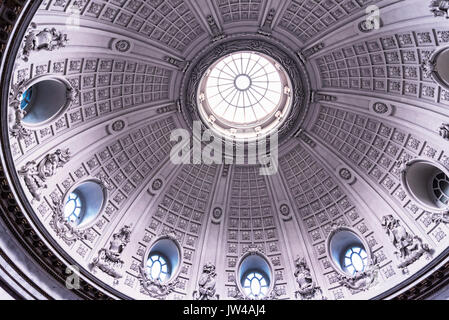 Architektonische Details der Bode Museum auf der Museumsinsel in Berlin Deutschland Stockfoto