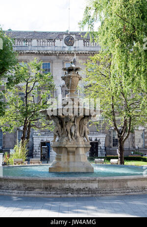 Brunnen des Hl. Bartholomäus Krankenhaus West Smithfield, London England Großbritannien UK Stockfoto