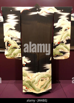 Furisode und kaesode (Austausch Ärmel), Japan, Showa Zeitraum, 1930er Jahre, Seide, Textilmuseum, George Washington University DSC 09505 Stockfoto