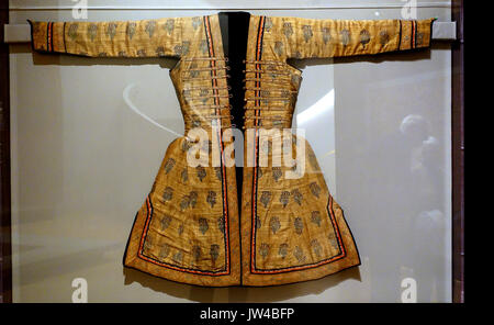 Jacke, Indien (Stoff), Iran (Tailoring), Safavid Dynastie, Ende des 17. Jahrhunderts AD, Seide, Metall verpackt Seide, Silber Folie, Ansicht 1 Textile Museum, der George Washington University DSC 09576 Stockfoto