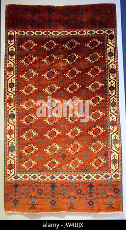 Teppich, Turkmenistan, Yomut Leute, 18. Jahrhundert AD, Wool Textile Museum, der George Washington University DSC 09758 Stockfoto