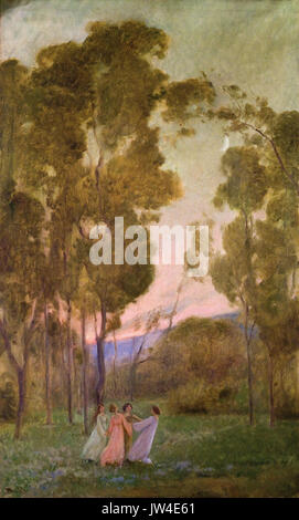 Paisatge amb zahlen Joan brull ich Vinyoles (1863 1912) Stockfoto