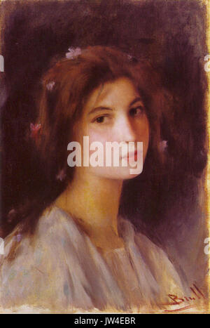 Noia Joan brull ich Vinyoles (1863 1912) 0 Stockfoto