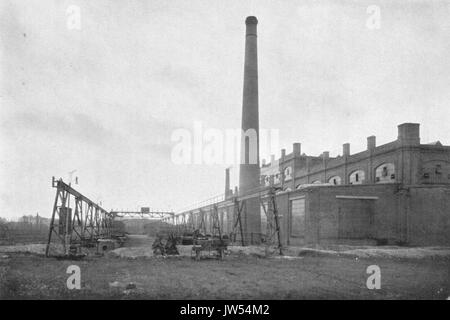 Wr Neustaedter Lokomotivfabrik Krananlage Stockfoto