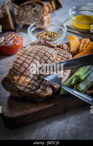 Rindersteak Stockfoto