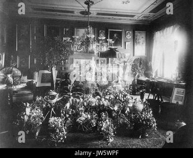 Wohnung von Ludwig August Frankl von hochwart im Palais Schey, Wien, ca 1890 Stockfoto