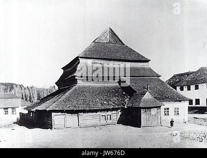 Die Synagoge von gwozdziec Stockfoto