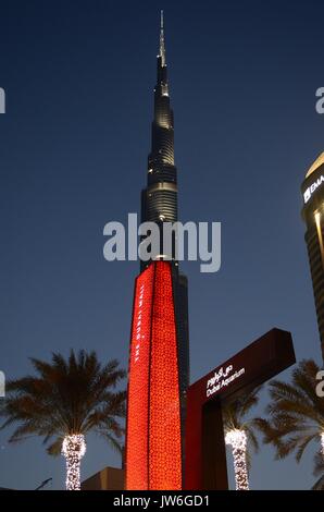 BURJ Khalifa, Dubai Stockfoto