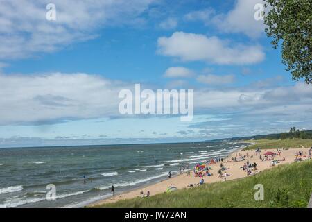 Juli 14, 2017 - Saugatuck, MI, USA - ovale Strand in Saugatuck, Michigan ist ein Ort. (Bild: © Alexis Simpson über ZUMA Draht) Stockfoto