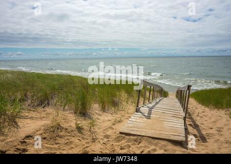 Saugatuck, MI, USA. 14. Juli 2017. OVAL STRAND in Saugatuck, Michigan ist ein Ort. Credit: Alexis Simpson/ZUMA Draht/Alamy leben Nachrichten Stockfoto