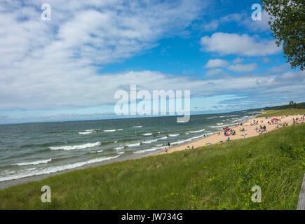 Saugatuck, MI, USA. 14. Juli 2017. OVAL STRAND in Saugatuck, Michigan ist ein Ort. Credit: Alexis Simpson/ZUMA Draht/Alamy leben Nachrichten Stockfoto