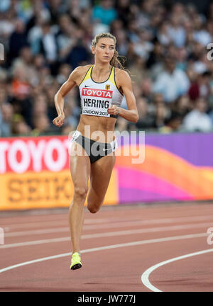 London, Grossbritannien. 10 Aug, 2017. Christina HERING, Deuschland, Aktion, Vorlauf über 800 m der Frauen, am 10.08.2017 Wirtschaft Championships 2017 in London/Grossbritannien, vom 04.08. - 13.08.2017. | Verwendung weltweit Quelle: dpa/Alamy leben Nachrichten Stockfoto