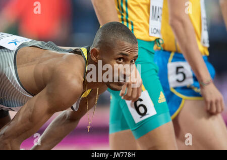 London, Grossbritannien. 10 Aug, 2017. Homiyu TESFAYE, Deuschland, 1500 m Vorlauf der Maenner, am 10.08.2017 Wirtschaft Championships 2017 in London/Grossbritannien, vom 04.08. - 13.08.2017. | Verwendung weltweit Quelle: dpa/Alamy leben Nachrichten Stockfoto