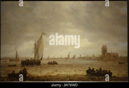 Mündung der Maas (Dordrecht) von Jan van Goyen, 1644, Öl auf Leinwand National Museum der westlichen Kunst, Tokyo DSC 08435 Stockfoto