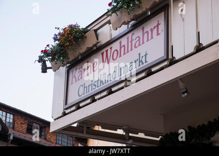 Käthe Wohlfahrt Christkindlmarkt, Christmas Shop in Oberammergau und Garmisch Partenkirchen, Bayern, Deutschland Stockfoto