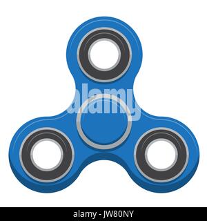 Spinner. Neue populäre Anti-Stress-Spielzeug. Vector Illustration. Stock Vektor