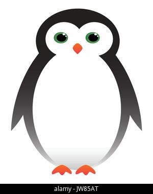 Niedliche Cartoon-Pinguin Stock Vektor