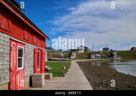 Amerika, Kanada, Québec,, Québec Maritime, Madeleine Inseln, Havre Aubert Insel, Havre-Aubert Stockfoto