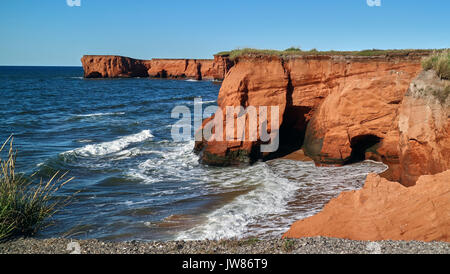 Amerika, Kanada, Québec, Québec Maritime; Madeleine Inseln, Cap-aux-meules Island,, l Stockfoto