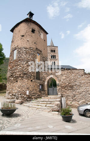 Die Kirche der Heiligen nur und Pastor, Sohn, Provinz Lleida, Katalonien, Spanien Stockfoto