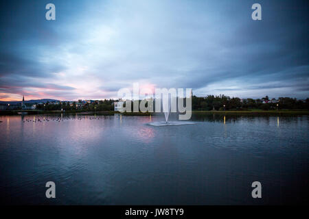 Reykjavik, ertrinken. Reykjavik ist die Hauptstadt von Island Stockfoto