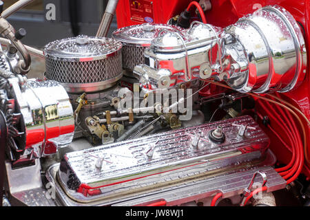 Alter Ford Coupé Hot Rod Oldtimer in Riga, Lettland Stockfoto