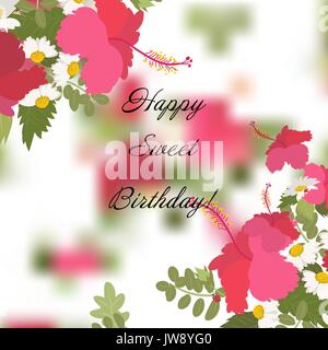 Vintage romantische Vektor der modischen Blumensträuße. Stock Vektor